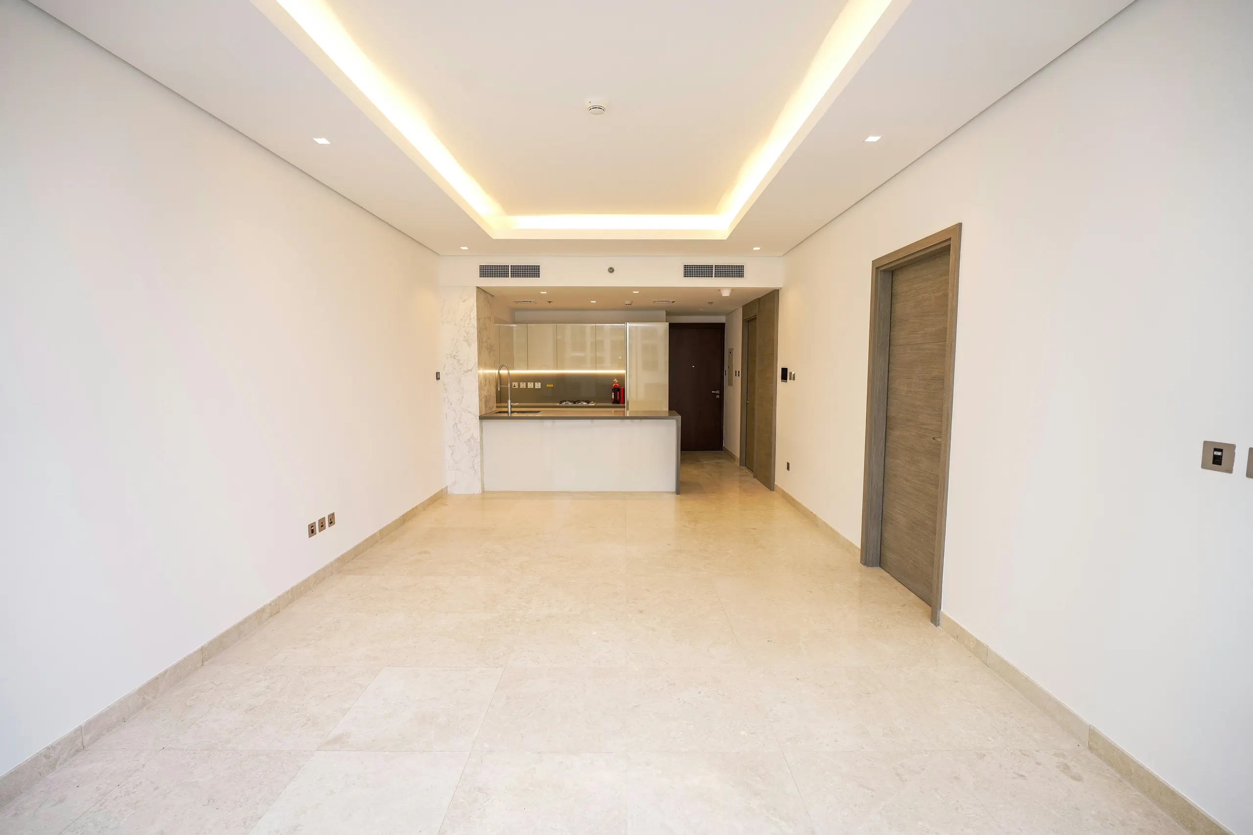 Living room of a Business Bay apartment