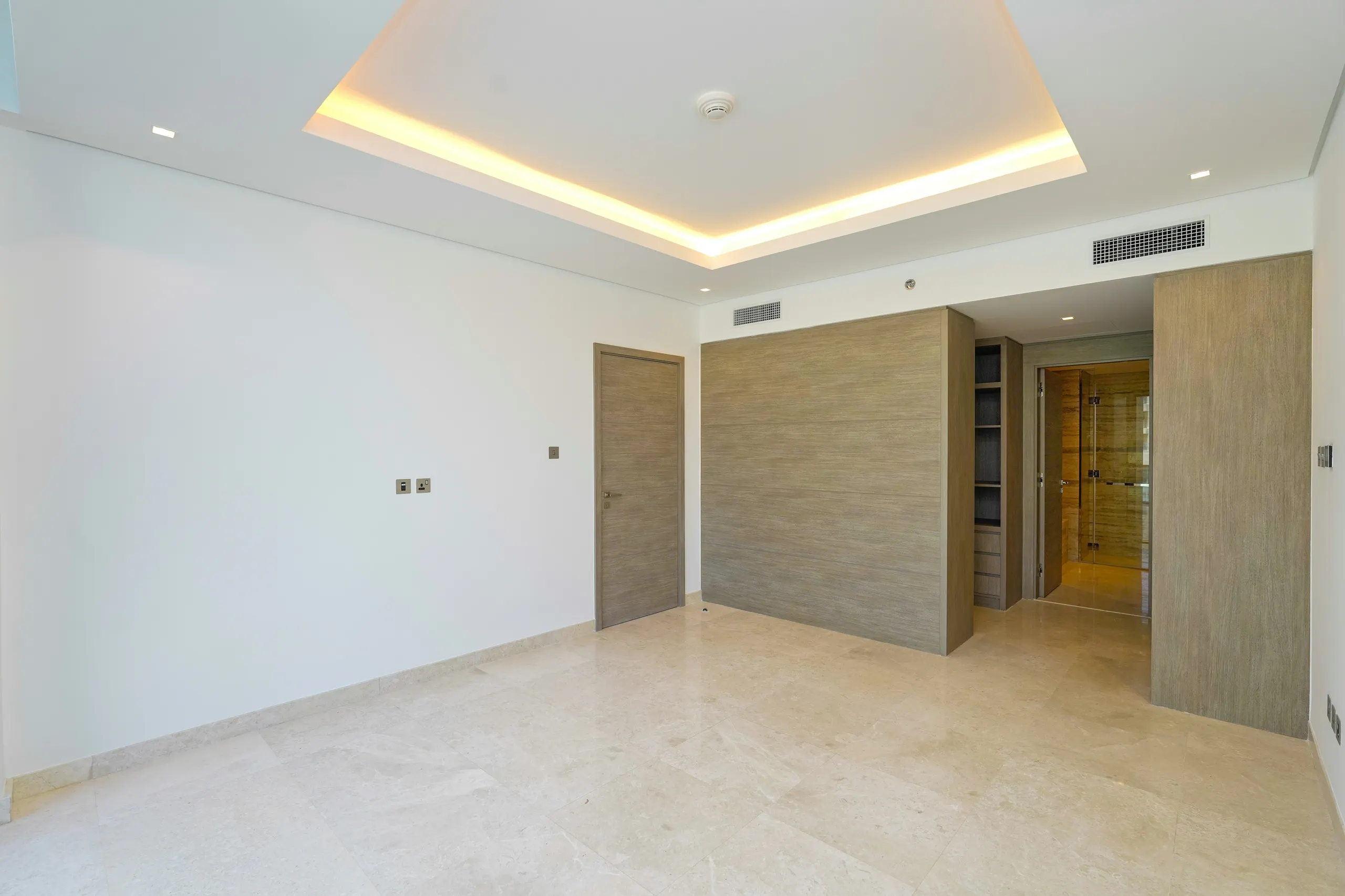 Bedroom of a Business Bay apartment